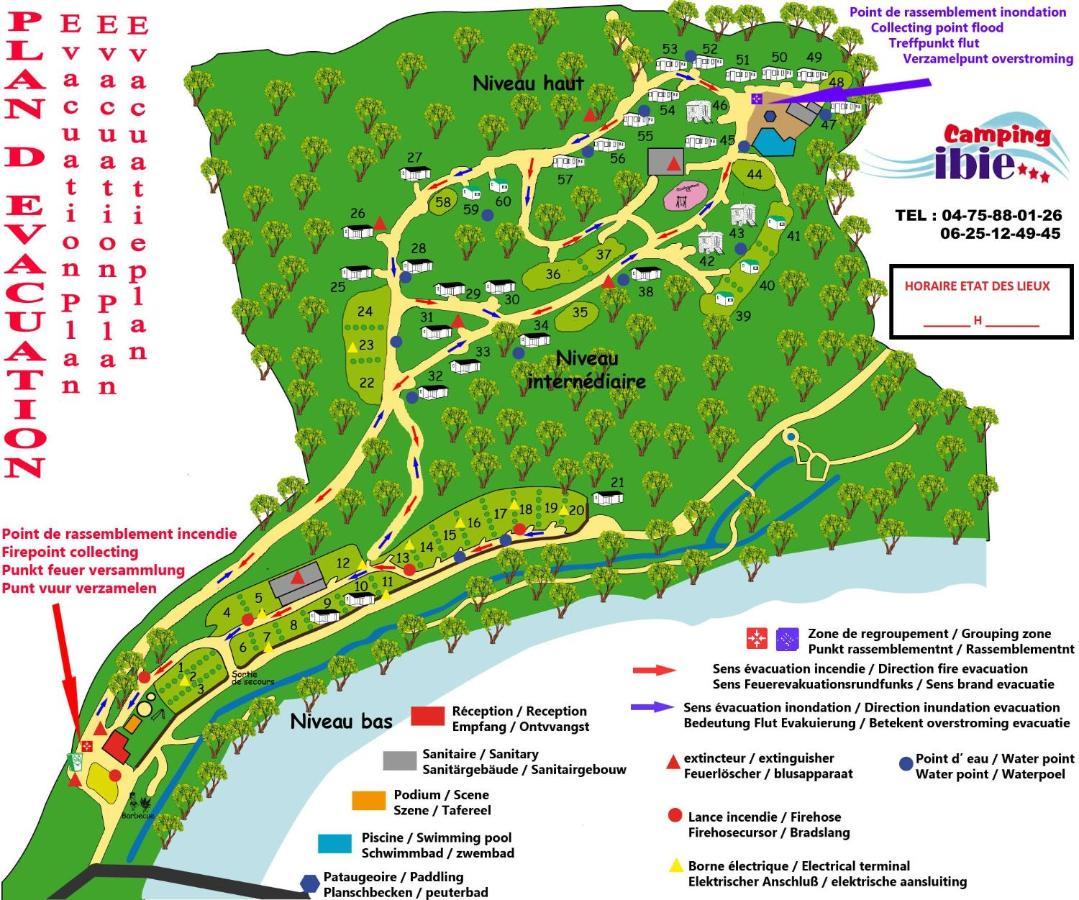 Camping Ibie Lagorce  Exterior foto